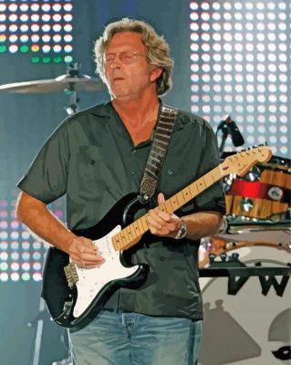 The Guitarist Eric Clapton Paint By Numbers