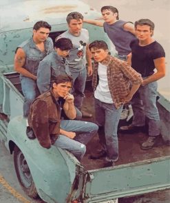 The Outsiders Actors Paint By Number