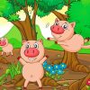 Three Little Pigs Paint By Number