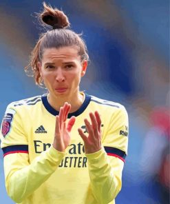 Tobin Heath Soccer Player Paint By Numbers