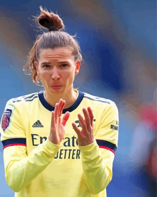 Tobin Heath Soccer Player Paint By Numbers
