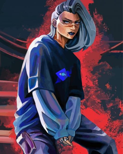 Valorant Game Character Paint By Number