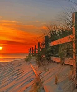 Virginia Beach At Sunset Paint By Numbers