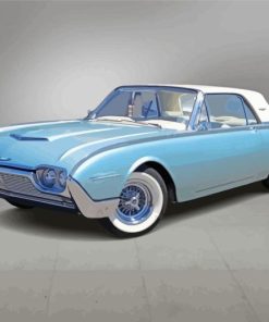 1961 Thunderbird Car Paint By Numbers