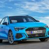 Audi A3 Blue Car Paint By Numbers