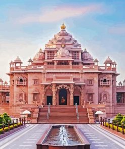 Akshardham Temple Paint By Number