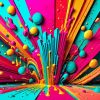 Abstract Colors Colorful Paint By Number