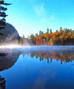 Adirondack Lake In New York Paint By Number