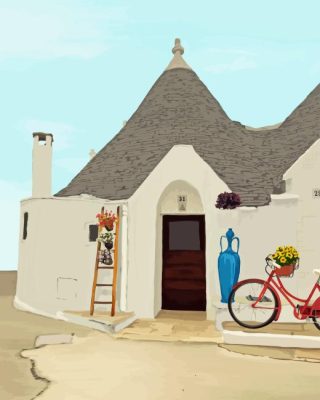 Alberobello Italy House Paint By Number