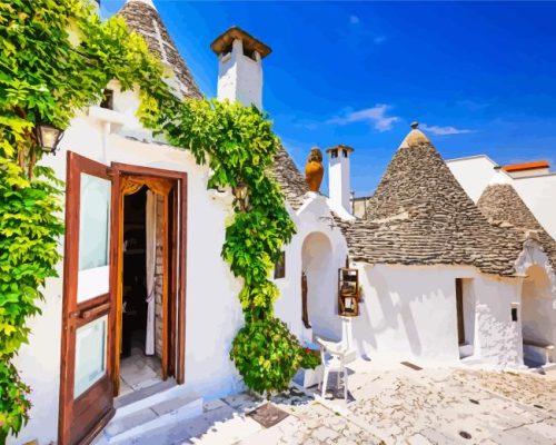 Alberobello Italy Towns Paint By Numbers