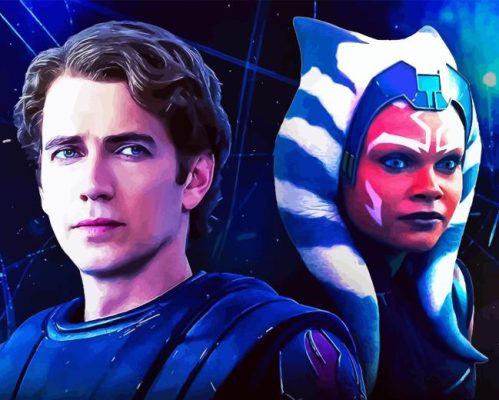 Anakin Ahsoka Movie Characters Paint By Number