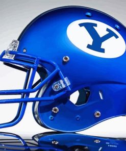 BYU Cougars Football Helmet Paint By Numbers