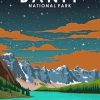 Banff National Park Canada Poster Paint By Number