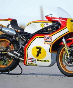 Barry Sheene Suzuki Paint By Number