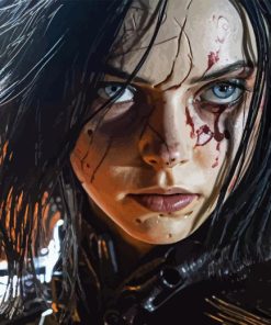 Battle Angel Alita Paint By Number