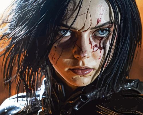 Battle Angel Alita Paint By Number