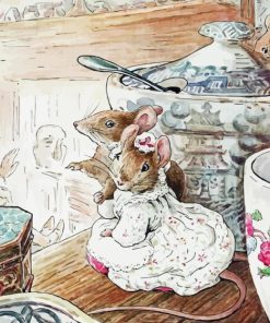 Beatrix Potter Mice Paint By Number