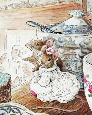 Beatrix Potter Mice Paint By Number