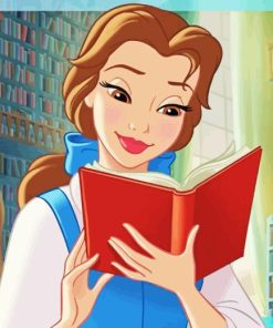 Belle Disney Reading Paint By Numbers