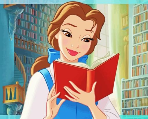 Belle Disney Reading Paint By Numbers