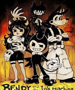 Bendy And The Ink Machine Paint By Number