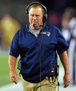 Bill Belichick Football Coach Paint By Numbers