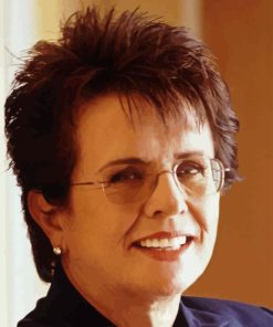 Billie Jean King Paint By Number