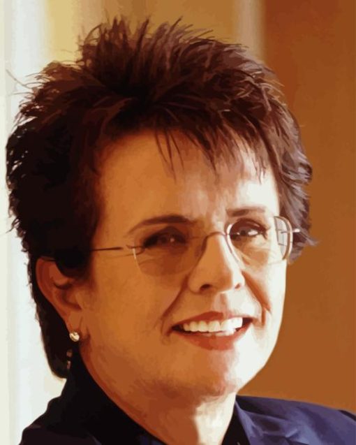 Billie Jean King Paint By Number