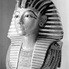 Black And White Tutankhamun Paint By Numbers