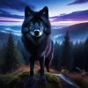 Black Wolf Paint By Number