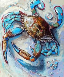 Chesapeake Blue Crab Art Paint By Number