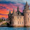 Boldt Castle At Sunset Paint By Numbers