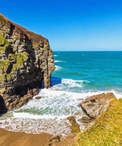 Boscastle Beach Paint By Numbers