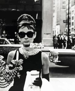 Breakfast At Tiffanys Audrey Paint By Number