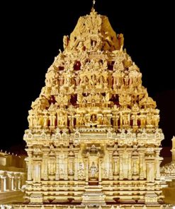 Brihadeeswara Temple In Thanjavur Paint By Numbers