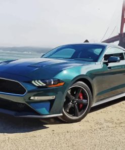 Bullitt Mustang Car Paint By Number