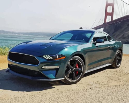 Bullitt Mustang Car Paint By Number