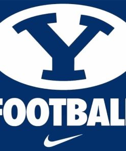 BYU Football Logo Paint By Numbers