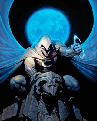 Caballero Luna Moon Knight Paint By Number