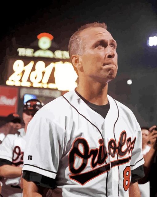 Cal Ripken Baseballer Paint By Numbers