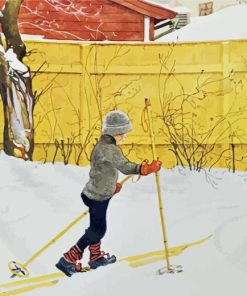 Carl Larsson The Skier Paint By Numbers