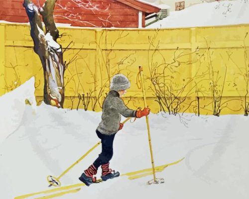 Carl Larsson The Skier Paint By Numbers