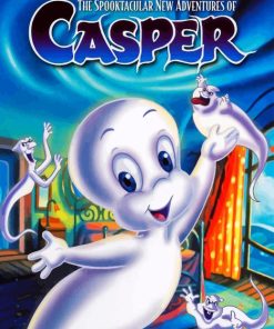 Casper The Friendly Ghost Poster Paint By Number