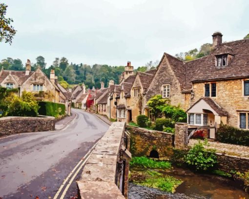 Castle Combe Paint By Number