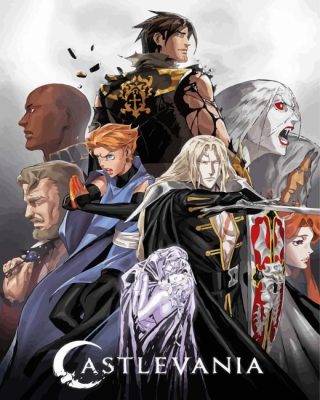 Castlevania Anime Poster Paint By Number