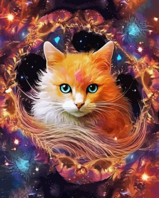 Cat Galaxy Paint By Numbers