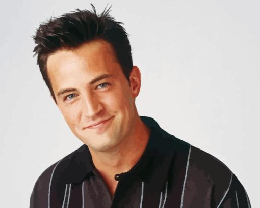 Chandler Bing Actor Paint By Number