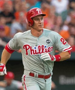 Chase Utley Baseball Player Paint By Numbers