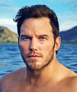 Chris Pratt Actor Paint By Numbers