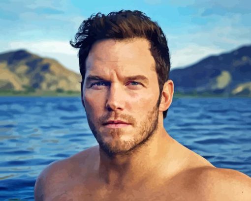 Chris Pratt Actor Paint By Numbers